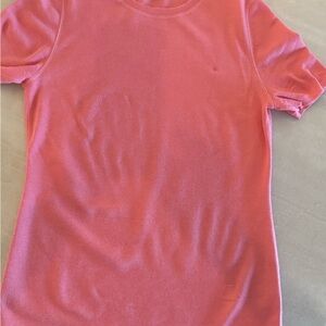Akris Coral Pink Crew Neck Sweater